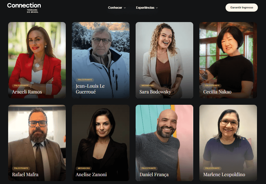 O palco de conteúdo do Connection Terroirs do Brasil já tem nomes confirmados para sua programação, que ocorre nos dias 11 e 12 de junho, em Gramado (RS)
